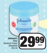 Johnson's Baby Aqueous Cream (Assorted)-350ml Each