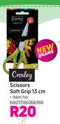 Croxley Scissors Soft Grip (13cm)