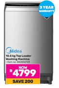 Midea 10.5Kg Top Loader Washing Machine