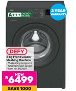 Defy 8Kg Front Loader Washing Machine