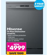 Hisense 13 Place Dishwasher H13DETG