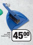Spar Good Living Dustpan & Brush Set-Each