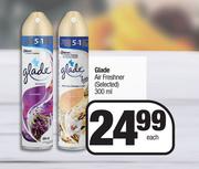 Glade Air Freshner (Selected)-300ml Each