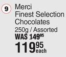 Merci Finest Selection Chocolates Assorted-250g Each