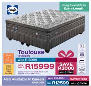 Sealy Toulouse 183cm King Bed Set