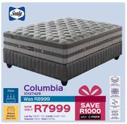 Sealy Columbia 152cm Queen Bed Set