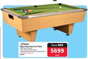 Shoot Vegas Wood Top Pool Table-Each