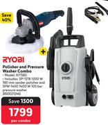 Ryobi Polisher & Pressure Washer Combo KIT380-Per Combo