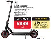 Pantha Sport Adult E-Scooter