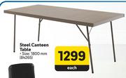 Steel Canteen Table-Each