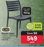 GSI Plastic Chair-Each