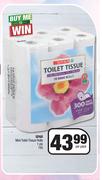 Spar Mini Toilet Tissue Rolls 1 Ply-18s Per Pack