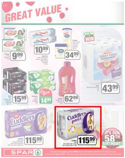 SPAR EASTERN CAPE : Go Big (27 July - 8 August 2021) Valid In | Amahlathi, Bedford, Buffalo Flats, Cala, Centane, Hankey, Idutywa, Indwe, Kwa-Fetting, Komga, Lady Frere, Nemato, Ugie, Peddie, page 7