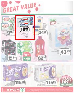 SPAR EASTERN CAPE : Go Big (27 July - 8 August 2021) Valid In | Amahlathi, Bedford, Buffalo Flats, Cala, Centane, Hankey, Idutywa, Indwe, Kwa-Fetting, Komga, Lady Frere, Nemato, Ugie, Peddie, page 7