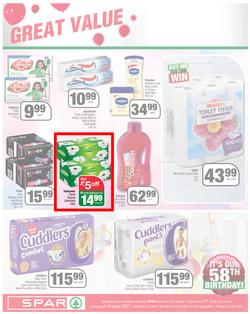 SPAR EASTERN CAPE : Go Big (27 July - 8 August 2021) Valid In | Amahlathi, Bedford, Buffalo Flats, Cala, Centane, Hankey, Idutywa, Indwe, Kwa-Fetting, Komga, Lady Frere, Nemato, Ugie, Peddie, page 7