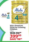 Alula Gold Kid 4 Premium Drink For Growing Children-1.8Kg