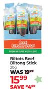 Olli Biltots Beef Biltong Stick-20g