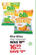 Olli Rice Bites Assorted-40g Each