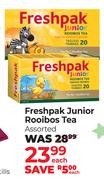 Freshpak Junior Rooibos Tea Assorted-Each