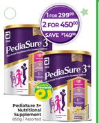 Pedia Sure 3+ Nutritional Supplement Assorted-850g