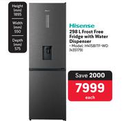 Hisense 298L Frost Free Fridge With Water Dispenser H415BITF-WD