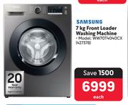 Samsung 7Kg Front Loader Washing Machine WW70T4040CX