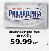 Philadelphia Original Cream Cheese-250g Each