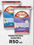 President Feta Cheese Assorted-400g Each
