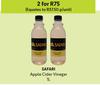 Safari Apple Cider Vinegar-For 2 x 1L