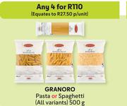 Granoro Pasta Or Spaghetti All Variants-For Any 4 x 500g