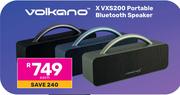 Volkano XVXS200 Portable Bluetooth Speaker-Each