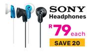 Sony Headphones-Each