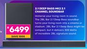 JBL 2.1 Deep Bass MK2 2.1 Channel Soundbar
