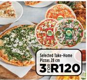 Selected Take Home Pizzas 28cm-For 3