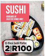12 Piece Sushi Platter-For 2