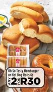 Oh So Tasty Hamburger Or Hot Dog Rolls-For 2 x 6s