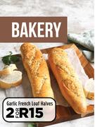 Garlic French Loaf Halves-For 2