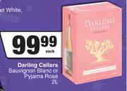 Darling Cellars Sauvignon Blanc Or Pyjama Rose-2L Each