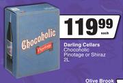 Darling Cellars Chocoholic Pinotage Or Shiraz-2L Each
