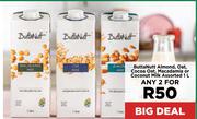 ButtaNutt Almond, Oat, Cocoa Oat, Macadamia Or Coconut Milk Assorted-For Any 2 x 1L