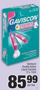 Gaviscon Double Action Liquid Sachets-12 x 10ml Per Box