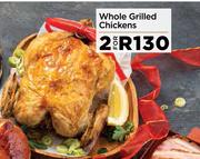 Whole Grilled Chickens-For 2