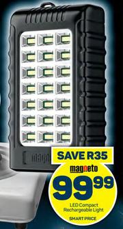 Magneto rechargeable sales led compact