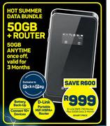 D-Link DWR-730 Router Plus 50GB Data 3 Month
