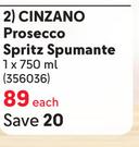 Cinzano Prosecco Spritz Spumante-750ml