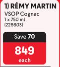 Remy Martin VSOP Cognac-750ml