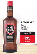 Red Heart Rum-750ml