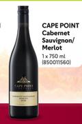 Cape Point Cabernet Sauvignon/Merlot-750ml