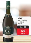KWV 5 YO Brandy-750ml