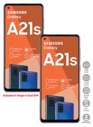 2 x Samsung Galaxy A21S Smartphone-On Smart XS+ Top Up(36 Months) + On Promo 65